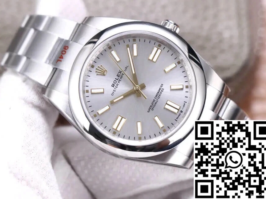 Dial EW 41MM Oyster Silver Perpetual Factory Rolex M124300-0001 0217